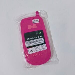 iPhone 15 ProMax Pink Flip Phone Case